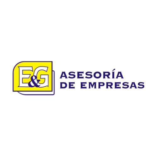 Logotipo de E&G, especialistas en asesoría fiscal, contable y laboral en Roquetas de Mar.